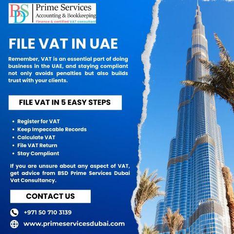 VAT Consultants for International Businesses in Dubai.