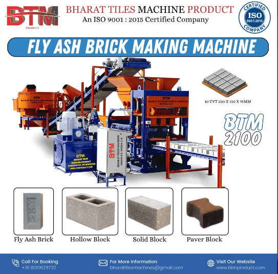 fly ash brick making machine