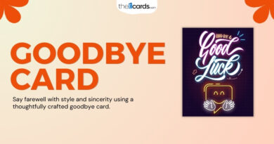 Goodbye cards